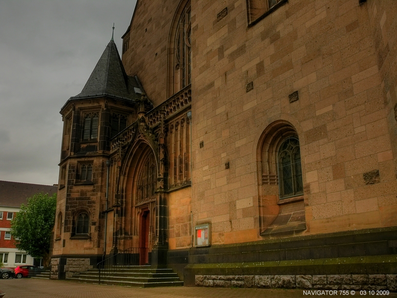 St. Elisabeth, Hauptportal / HDR