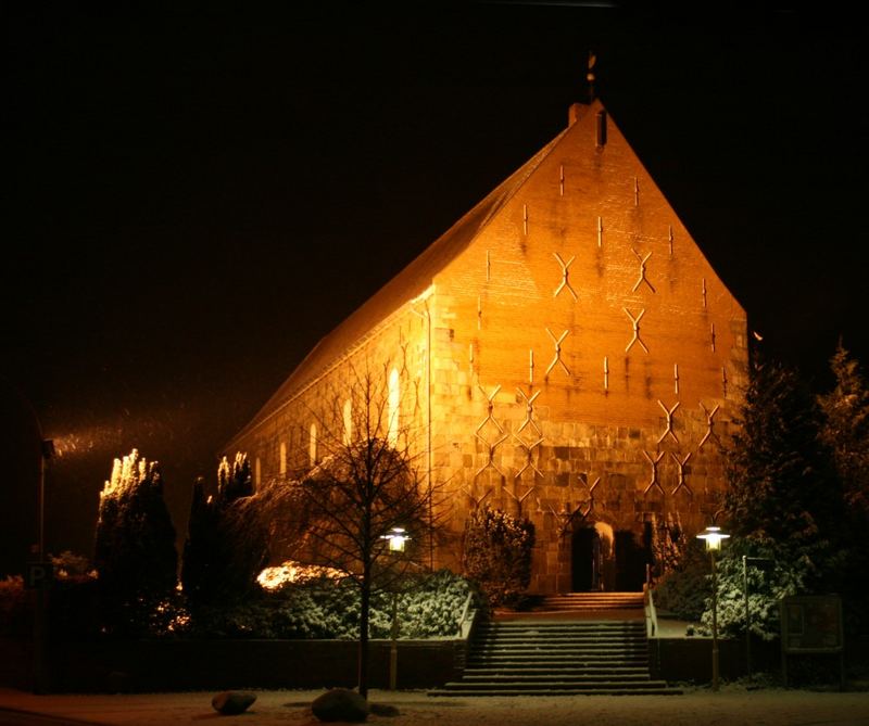 St.-Florian 2007 bei Nacht und ein bißchen Schnee