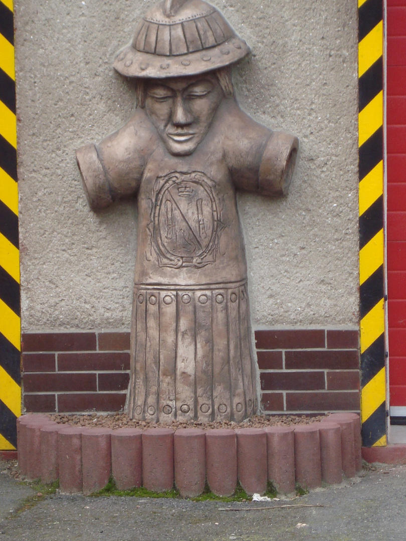 St. Florian in appearance of a hydrant