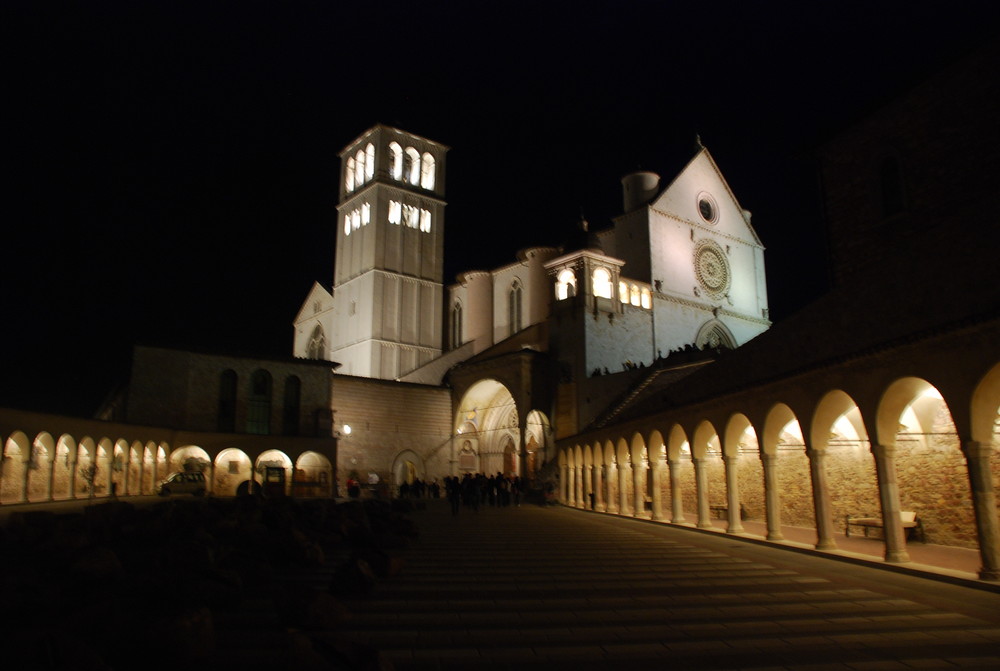 St. Francis of Assisi at night