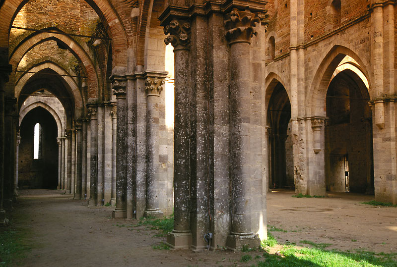 St. Galgano, Toscana,Kathedrale ohne Dach