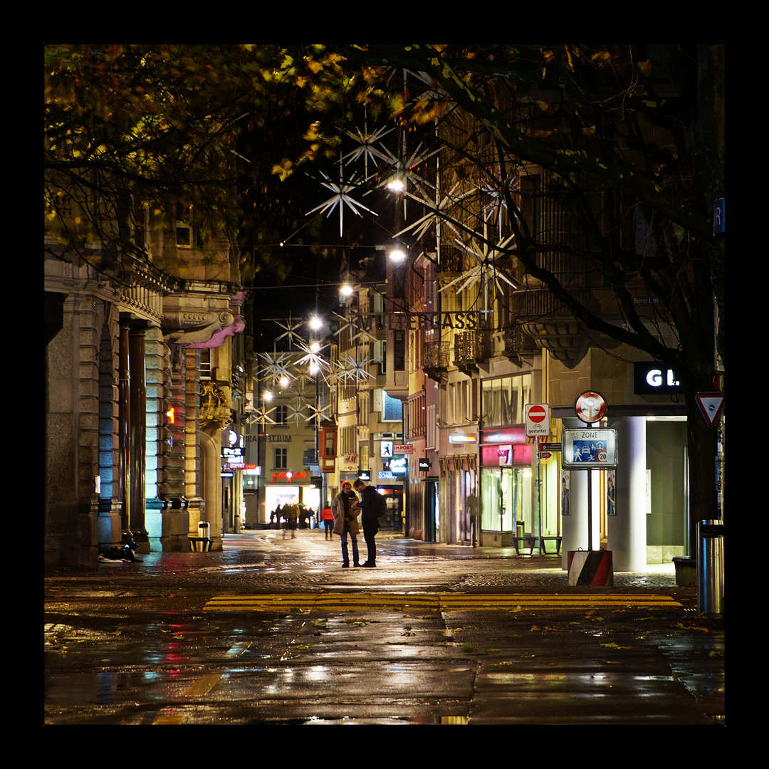 St. Gallen bei Nacht  1