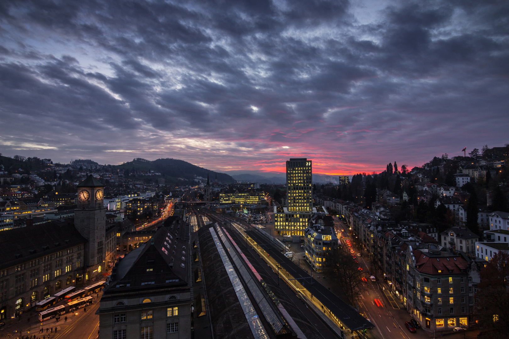 St. Gallen by Night