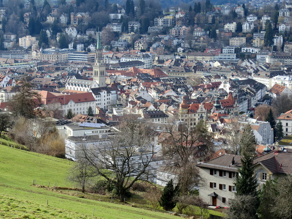 St. Gallen, die Stadt "Im Grünen Ring"