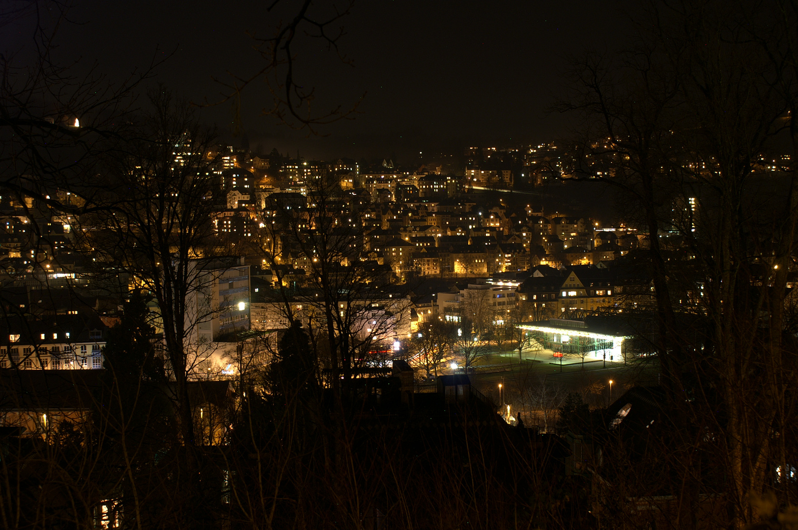 St. Gallen Nachtaufnahme