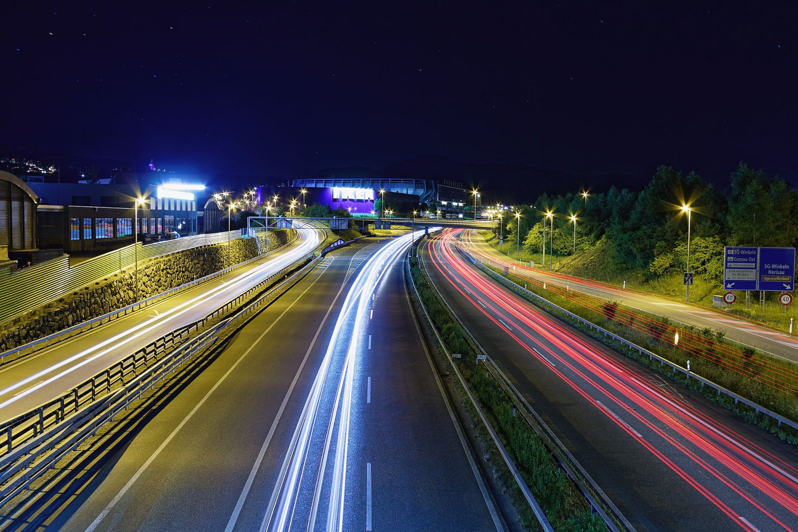 St. Gallen @ night 2017