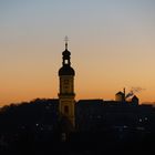 St. Georg und Weihenstephan im Abendlicht