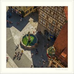 St. Georgsbrunnen in Rothenburg ob der Tauber