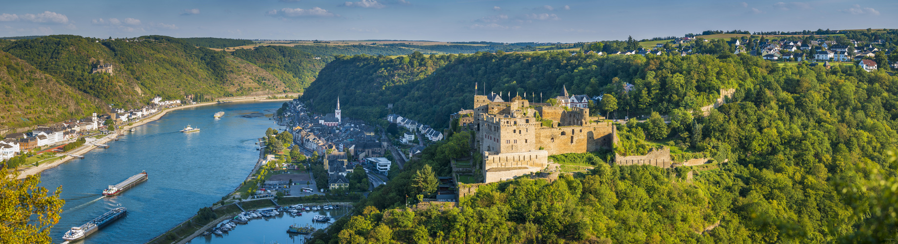 St. Goar mit Festung Rheinfels (12.4)