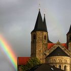 St. Godehard mit Regenbogen