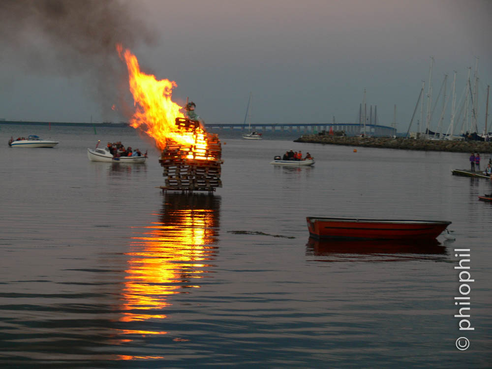 St. Hans Feuer in Dragør, DK