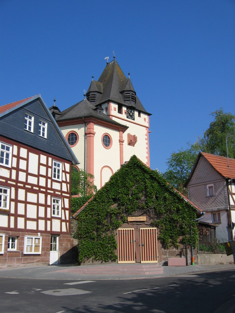 St. Hubertus Kirche und Backhaus