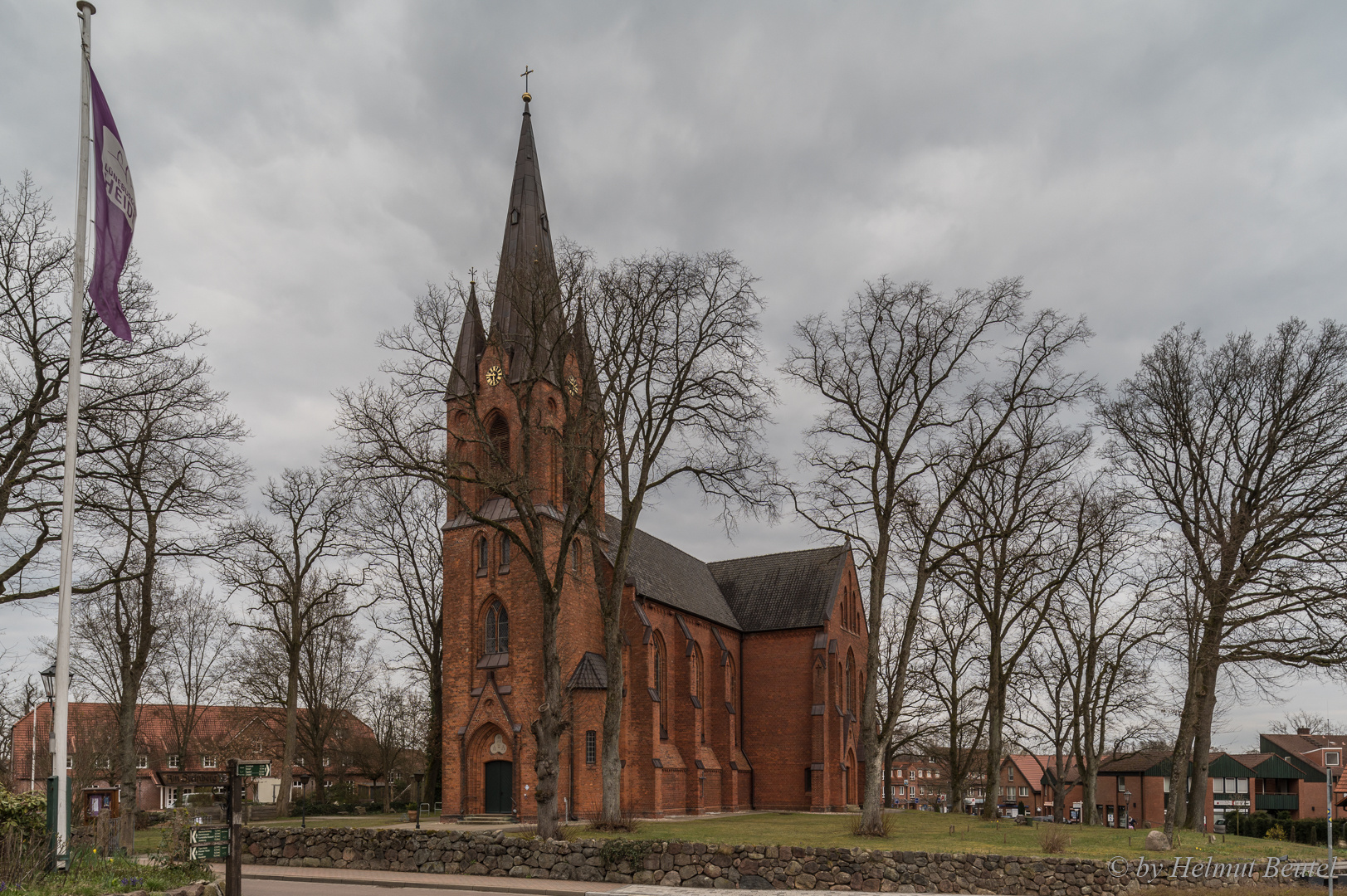 St. Jakobi Kirche Hanstedt - südwest Ansicht