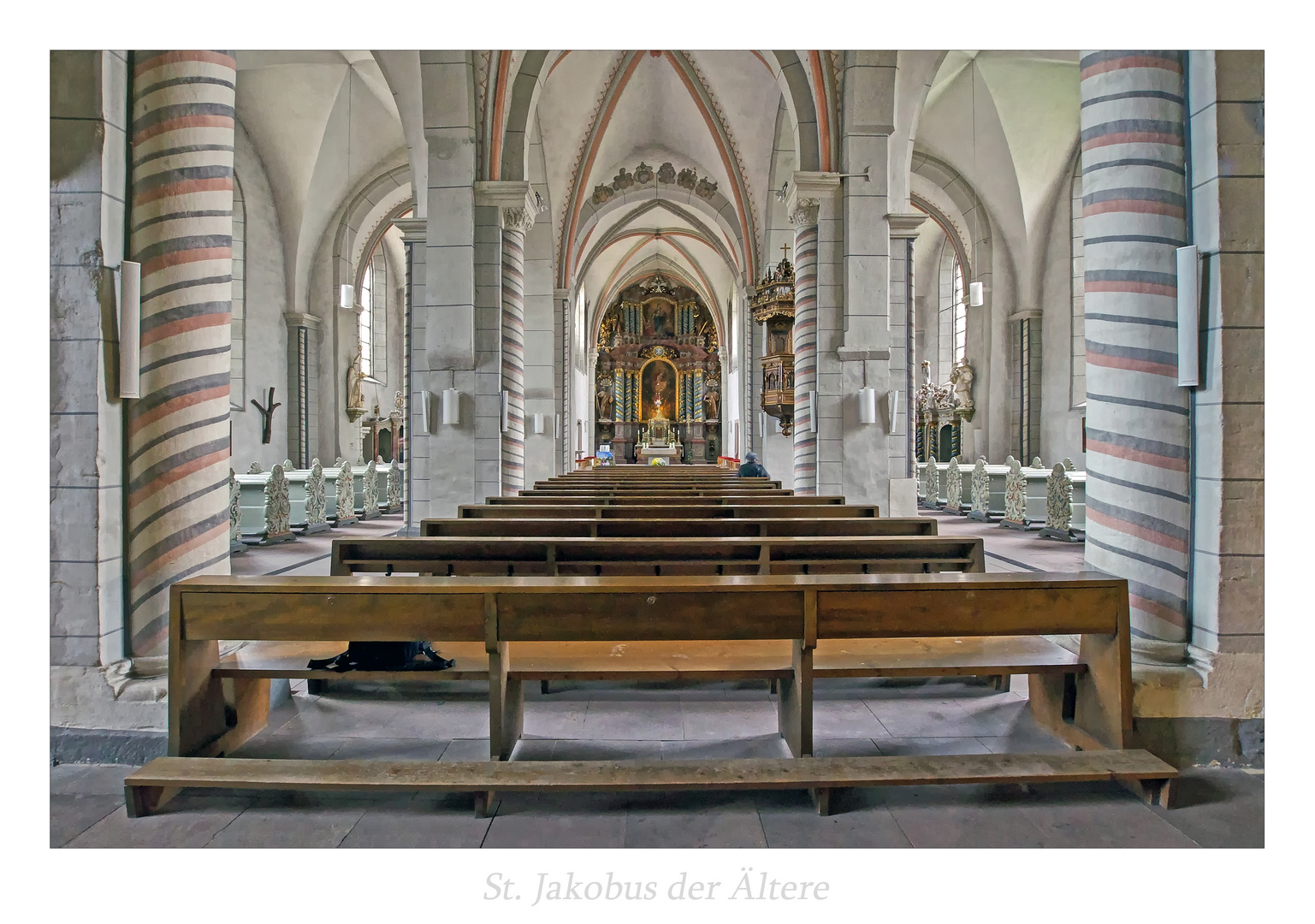 St. Jakobus der Ältere - GosLar " Blick zum Chor..."