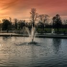 St. James' Park, London against the sun