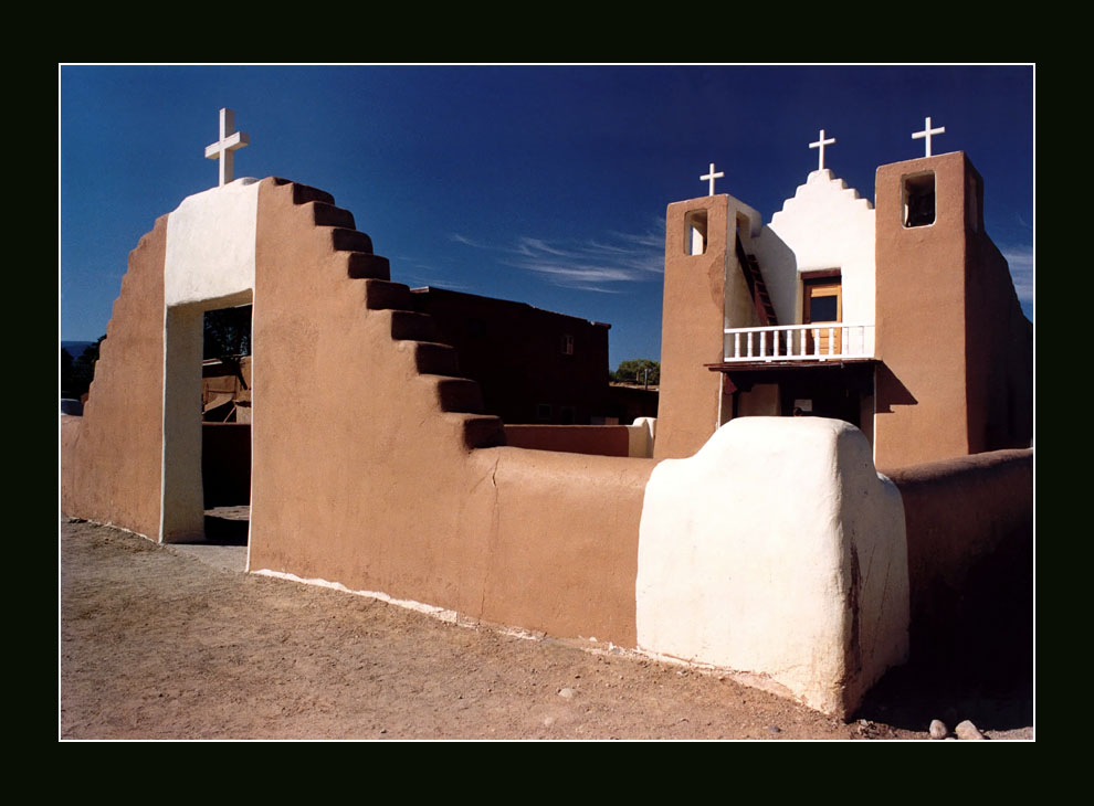 St. Jerome Kirche im Taos Pueblo, Taos, New Mexico