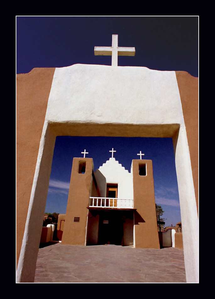 St. Jerome Kirche im Taos Pueblo, Taos, New Mexico II