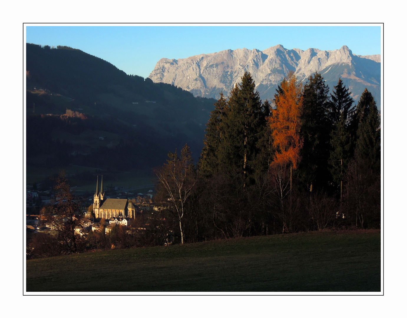 St. Johann im Pongau im letzten Licht