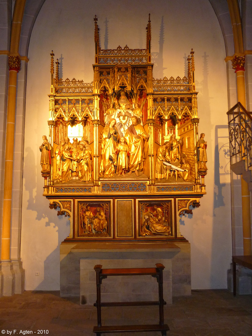 St. Johann IV Seitenaltar der Johanniskirche in Osnabrück Foto & Bild