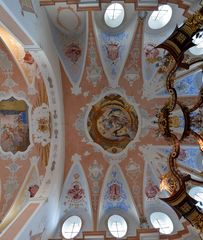 St. Johann (Rot an der Rot) Deckenfresken Altarraum