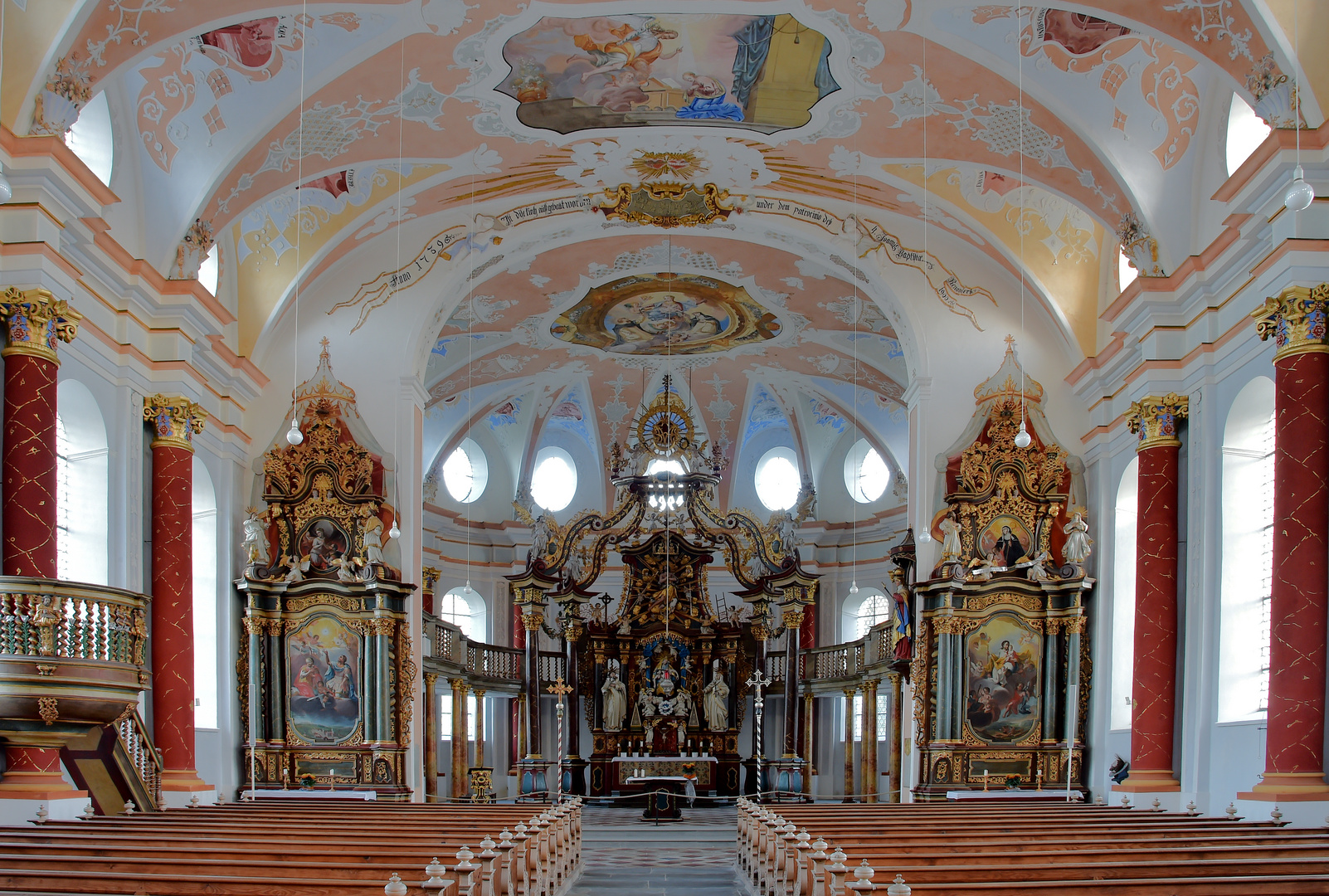 St. Johann (Rot an der Rot) Innenraum