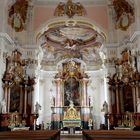 St. Johannes Baptist Dischingen Blick zum Altar