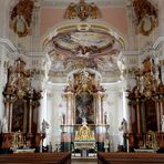 St. Johannes Baptist Dischingen Blick zum Altar