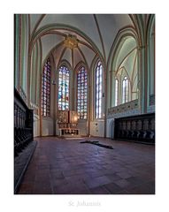 St. Johannis ( Lüneburg ) " Blick zum Chor, aus meiner Sicht...."