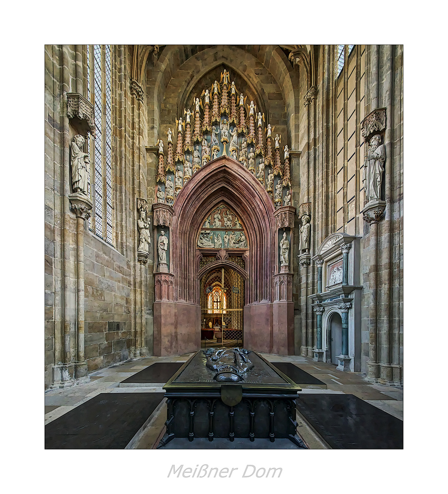 St. Johannis und St. Donatus - Meißen " Blick in die Fürstenkapelle..."