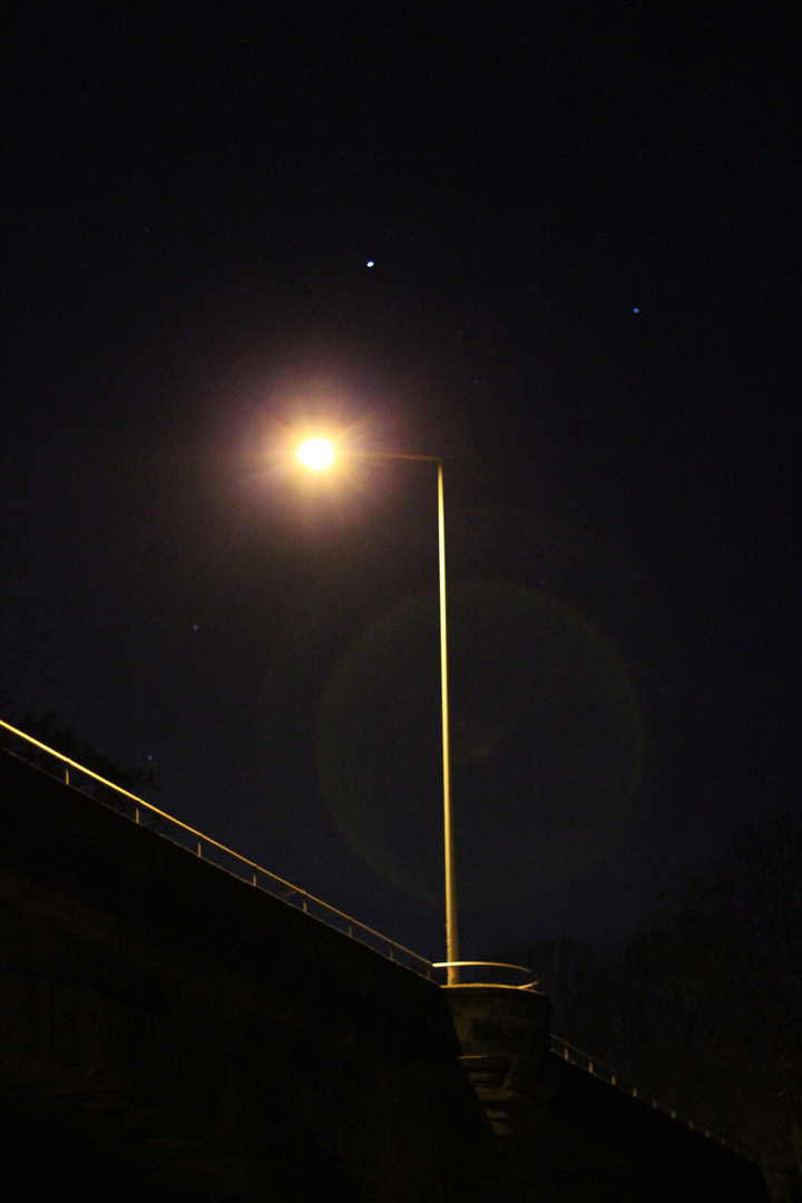 St. Johannis / Wiesengrund bei Nacht