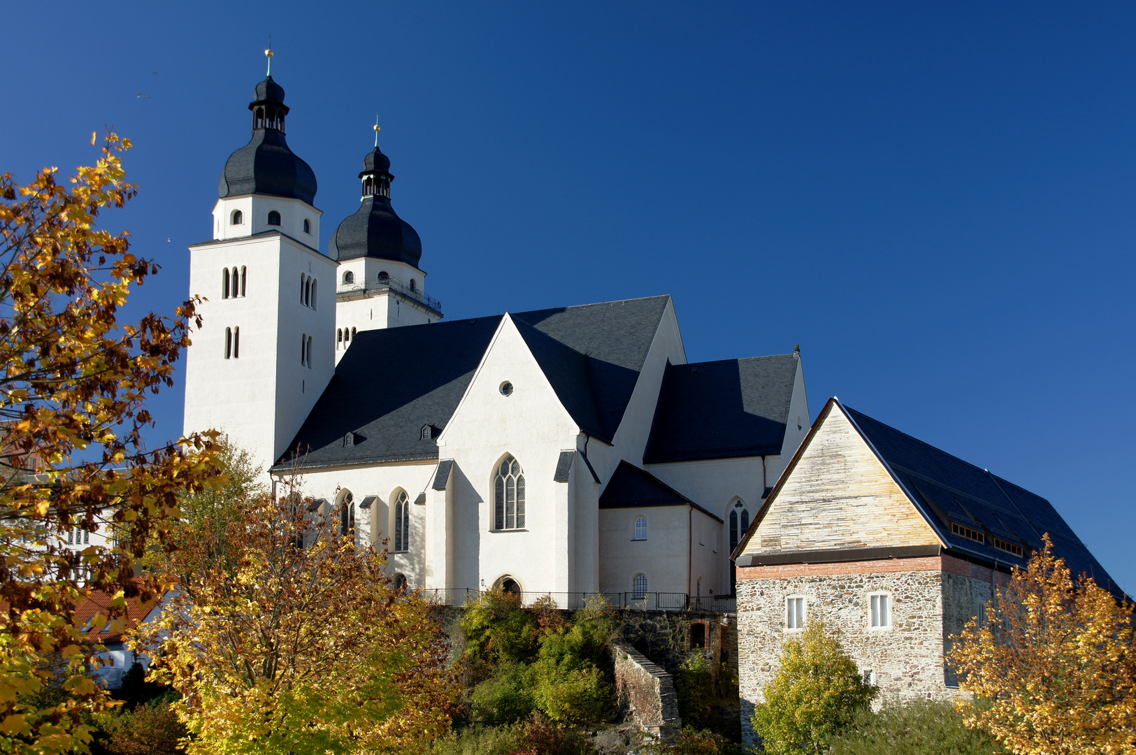St. Johanniskirche und Komturhof - älteste Gebäude der Stadt Plauen