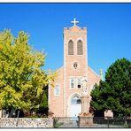St. John the Baptist Catholic Church im San Juan Pueblo - New Mexico - USA