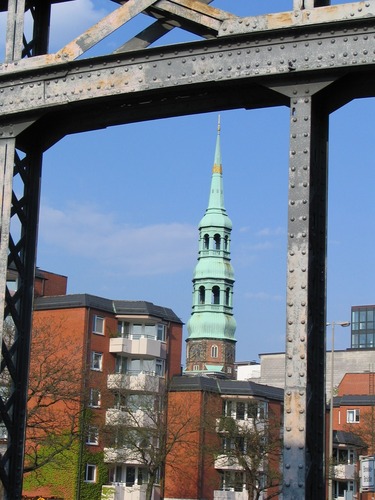 St. Katharien von der Brooksbrücke her