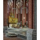 St. Katharinenkirche ( Brandenburg ) " Blick zum Flügelaltar aus meiner Sicht..."