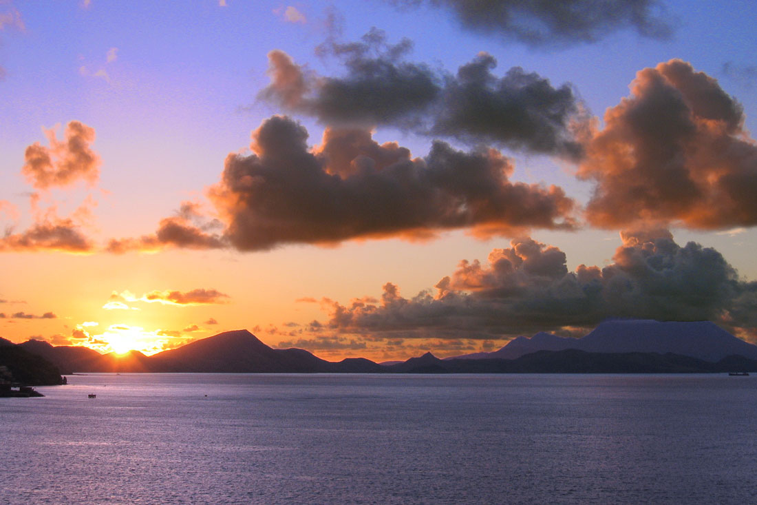 St Kitts sunrise