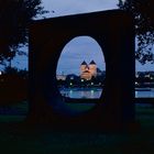 St. Kunibert vom Rheinpark aus fotografiert (1994)