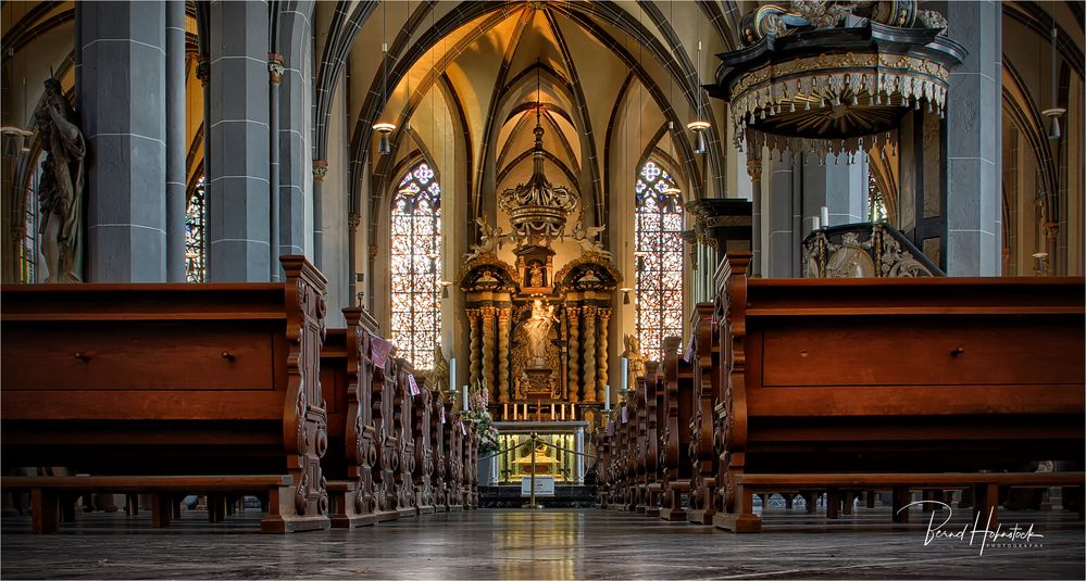 St. Lambertus zu Düsseldorf. Foto & Bild kirche, stille, hdr