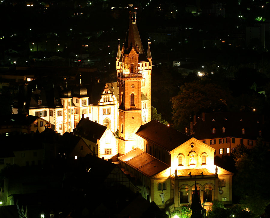 St. Laurentiuskirche & Weinheimer Schloss