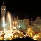 St. Louis Wasserspiele bei Nacht