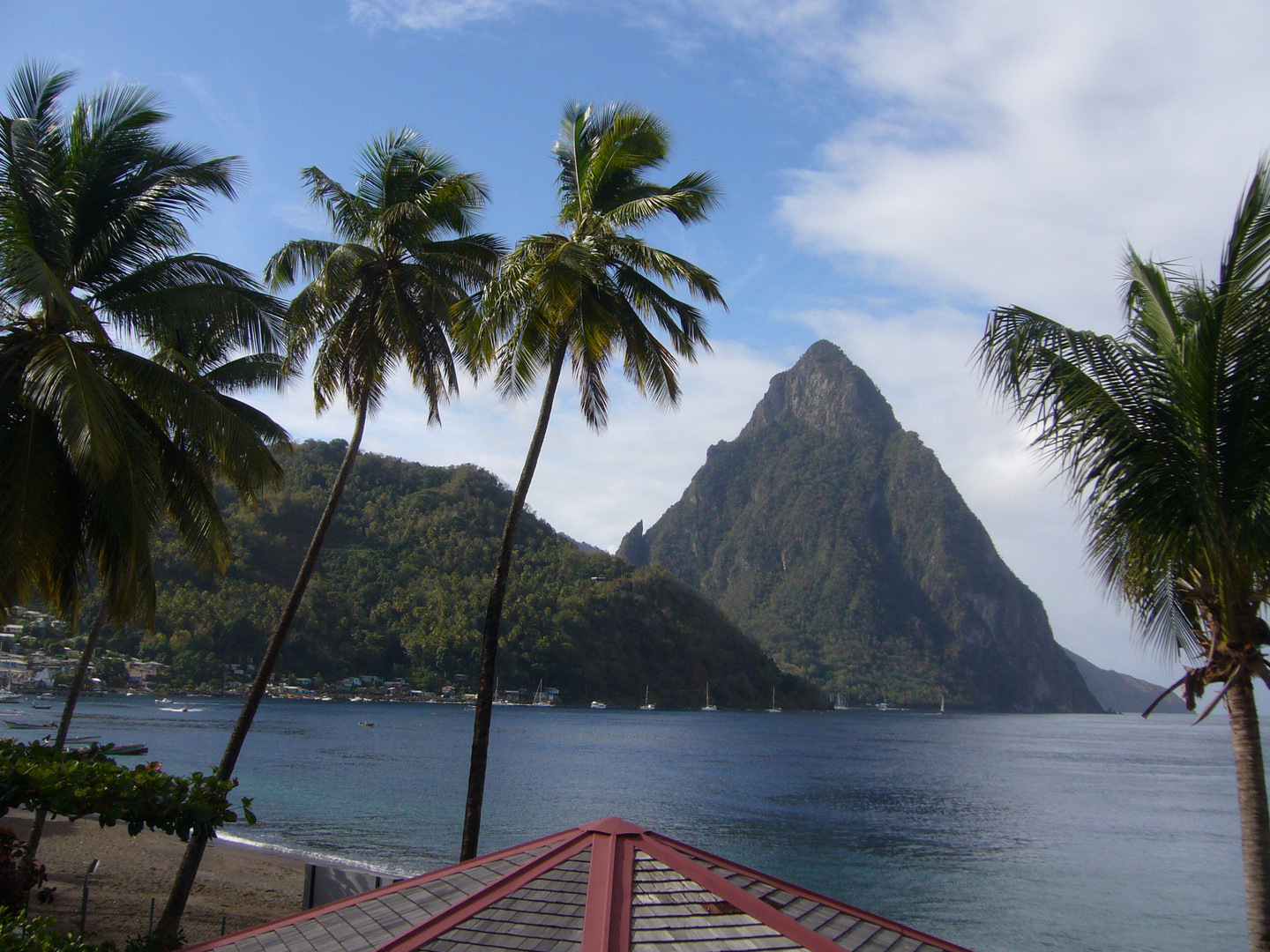 St Lucia - Sufrière and the Petit Piton