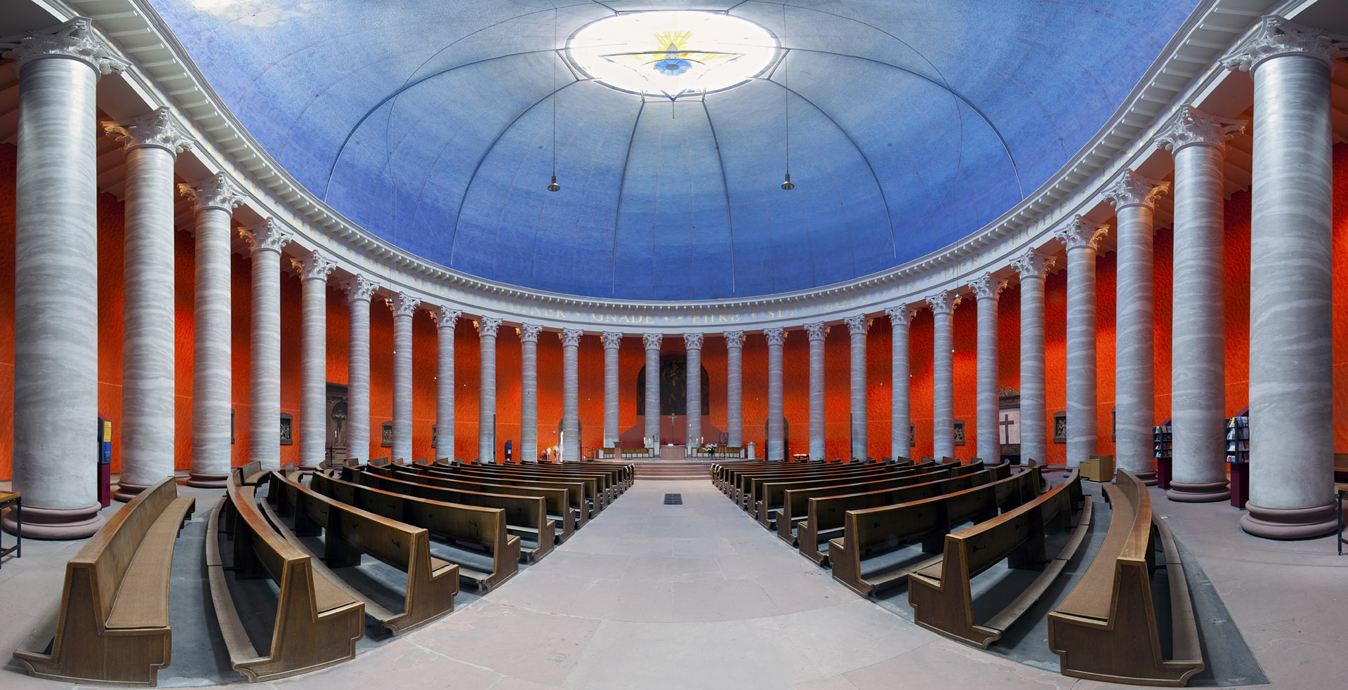 St. Ludwig Kirche Darmstadt Innenaufnahme Panorama Foto & Bild