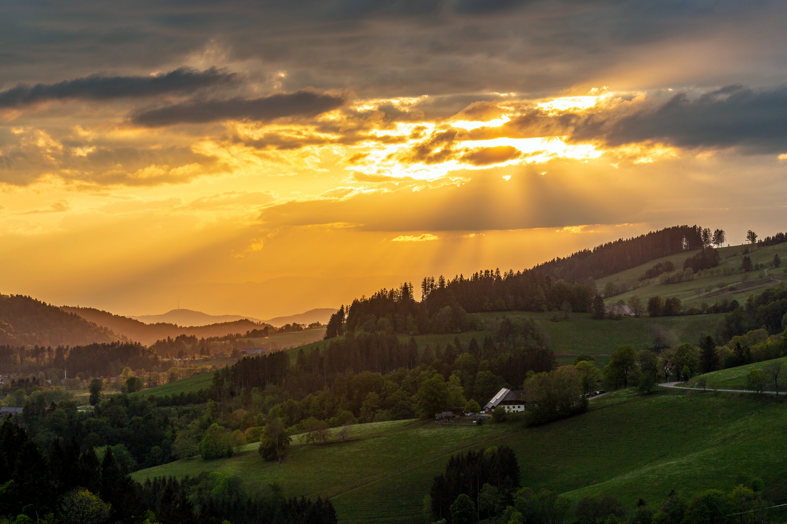 St Märgen Sonnenuntergang 2020