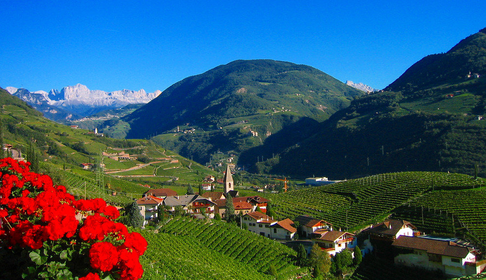 St. Magdalena bei Bozen in Südtirol....