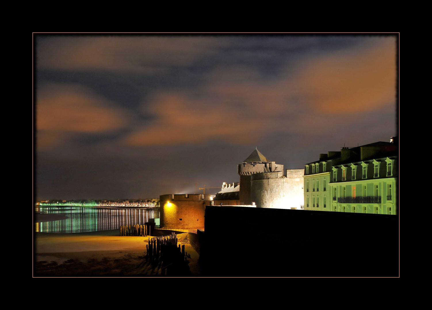 St. Malo - Bretagne by night