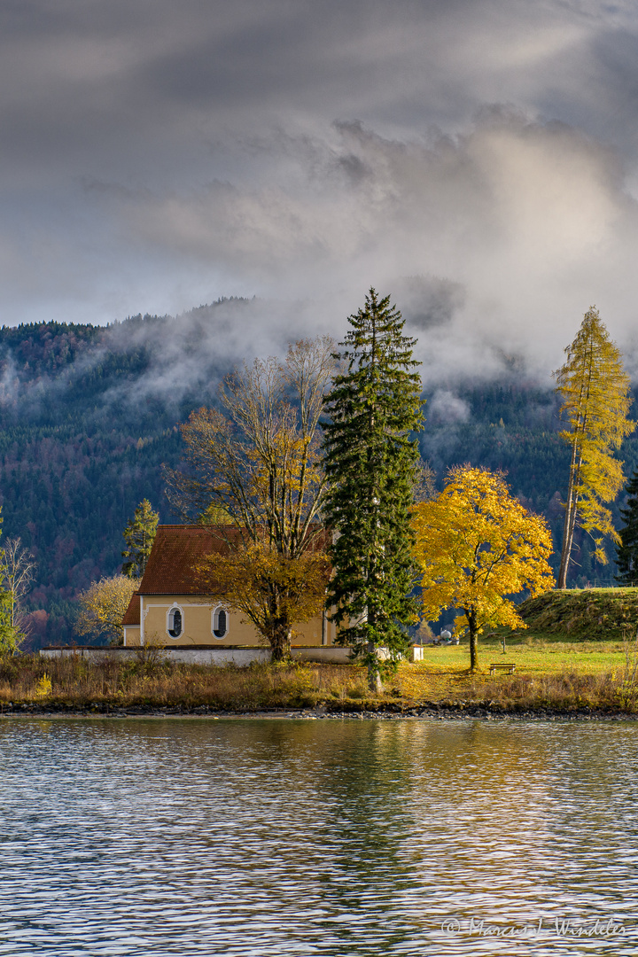 St. Margareth am Walchensee im Herbst