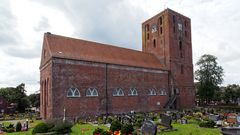 St. Marien Backsteinkirche in Marienhafe (Brookmerland, Ostfriesland)