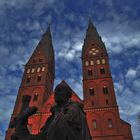St. Marien-Dom mit dem heiligen Ansgar in Hamburg