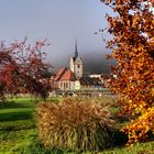 St. Marien im abziehenden Novembernebel