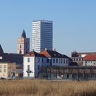 St.-Marien-Kirche vor dem Oderturm