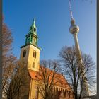 St. Marien und Fernsehturm Berlin